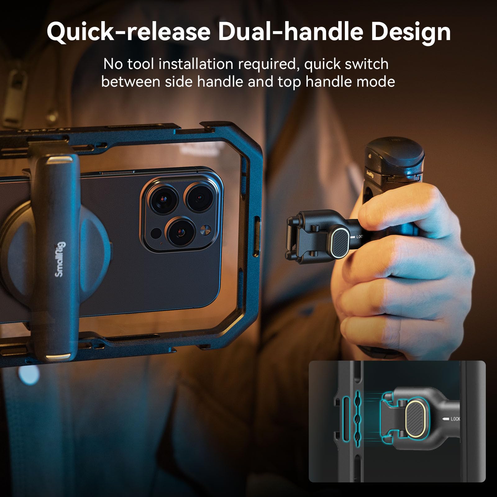 Foto 3 | Kit De Vídeo Smallrig Universal Quick Release Phone Cage Basic - Venta Internacional.