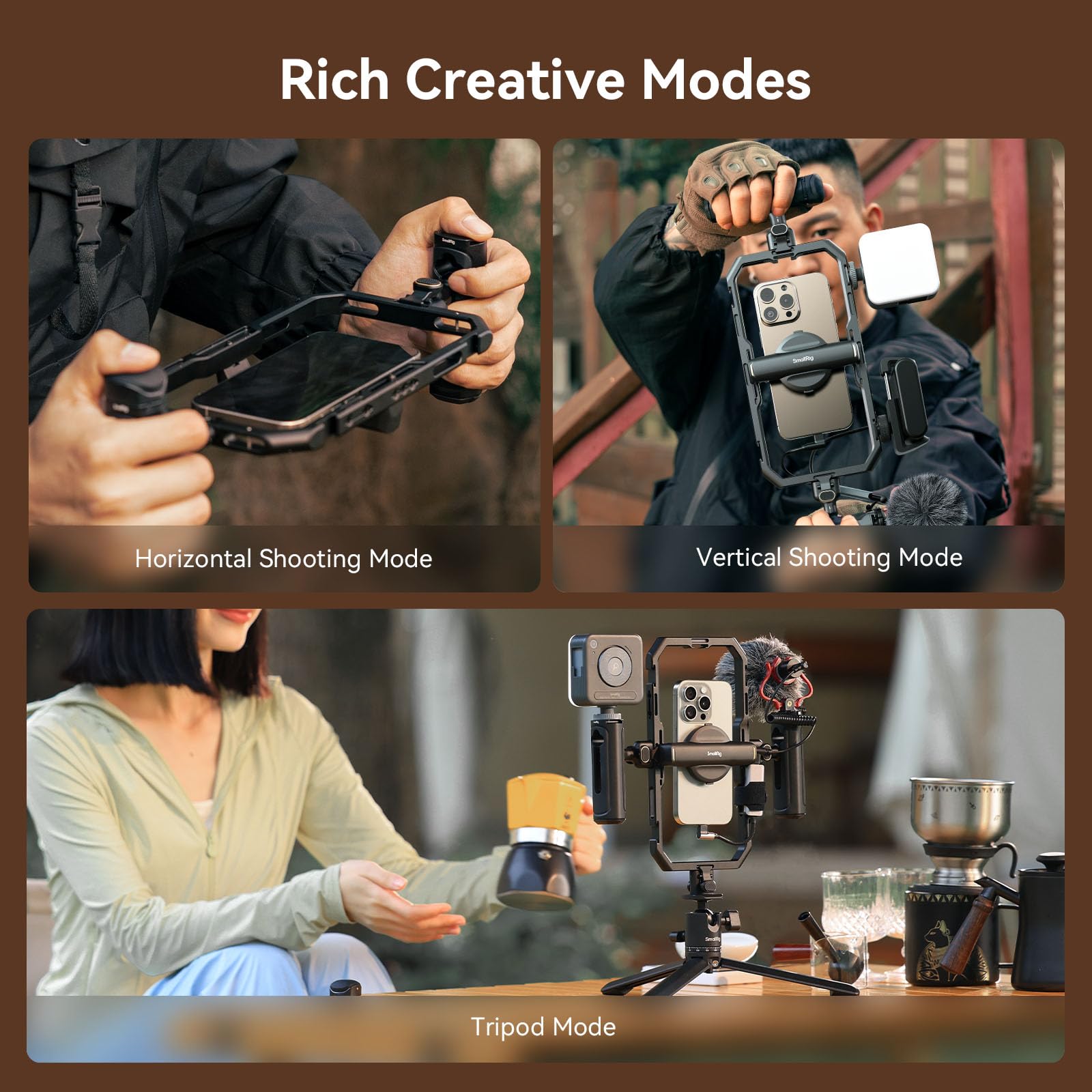 Foto 7 pulgar | Kit De Vídeo Smallrig Universal Quick Release Phone Cage Basic - Venta Internacional.