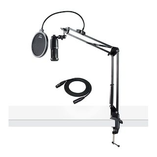 Foto 1 | Micrófono De Condensador Para Estudio Audio-technica At2020 Con Accesorios - Venta Internacional.