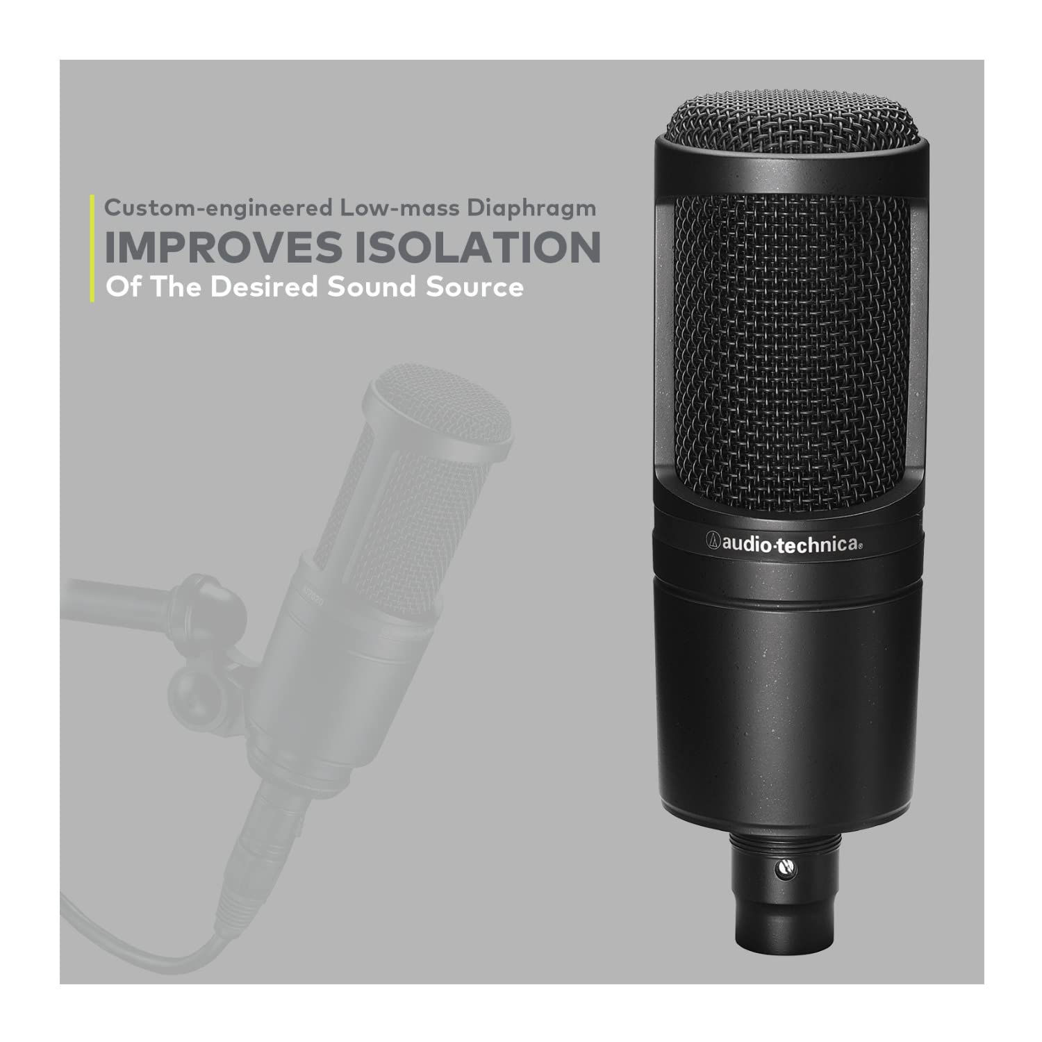 Foto 4 pulgar | Micrófono De Condensador Para Estudio Audio-technica At2020 Con Accesorios - Venta Internacional.