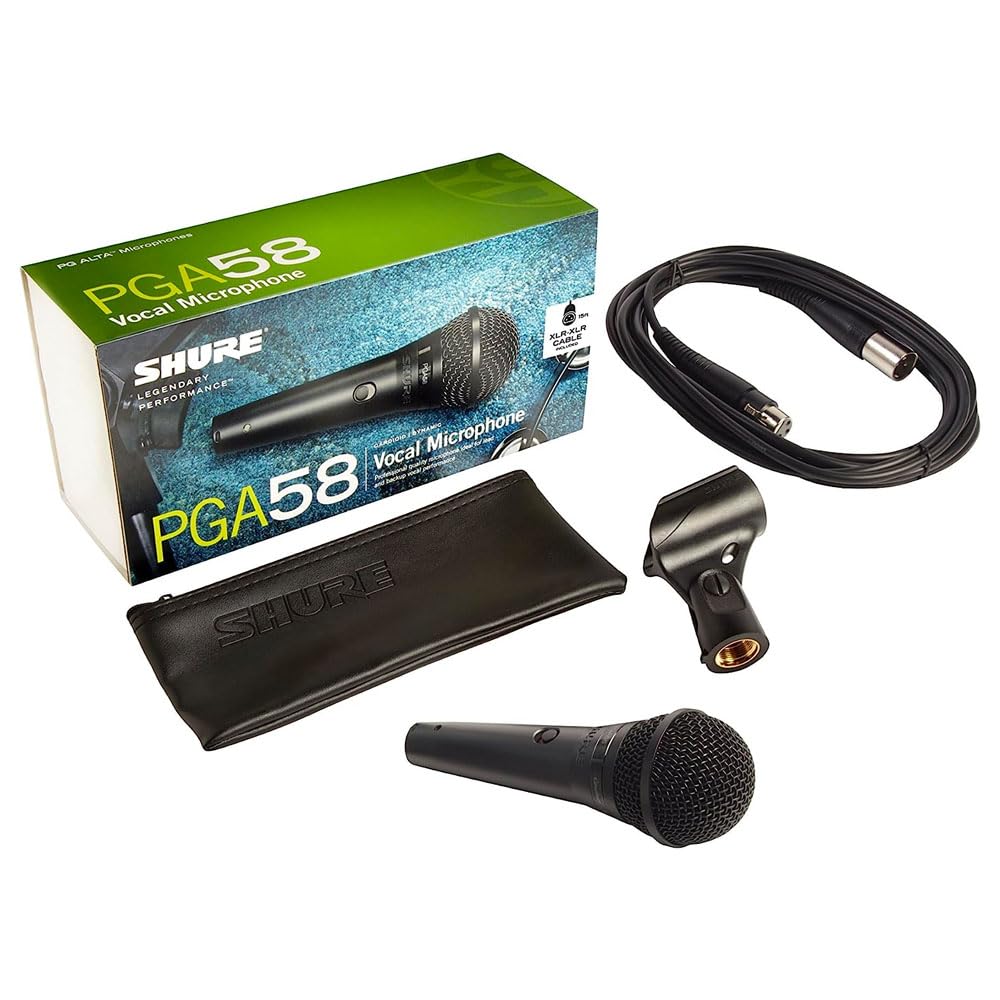 Foto 3 pulgar | Micrófono Dinámico De Mano Shure Pga58 Para Voces - Venta Internacional.