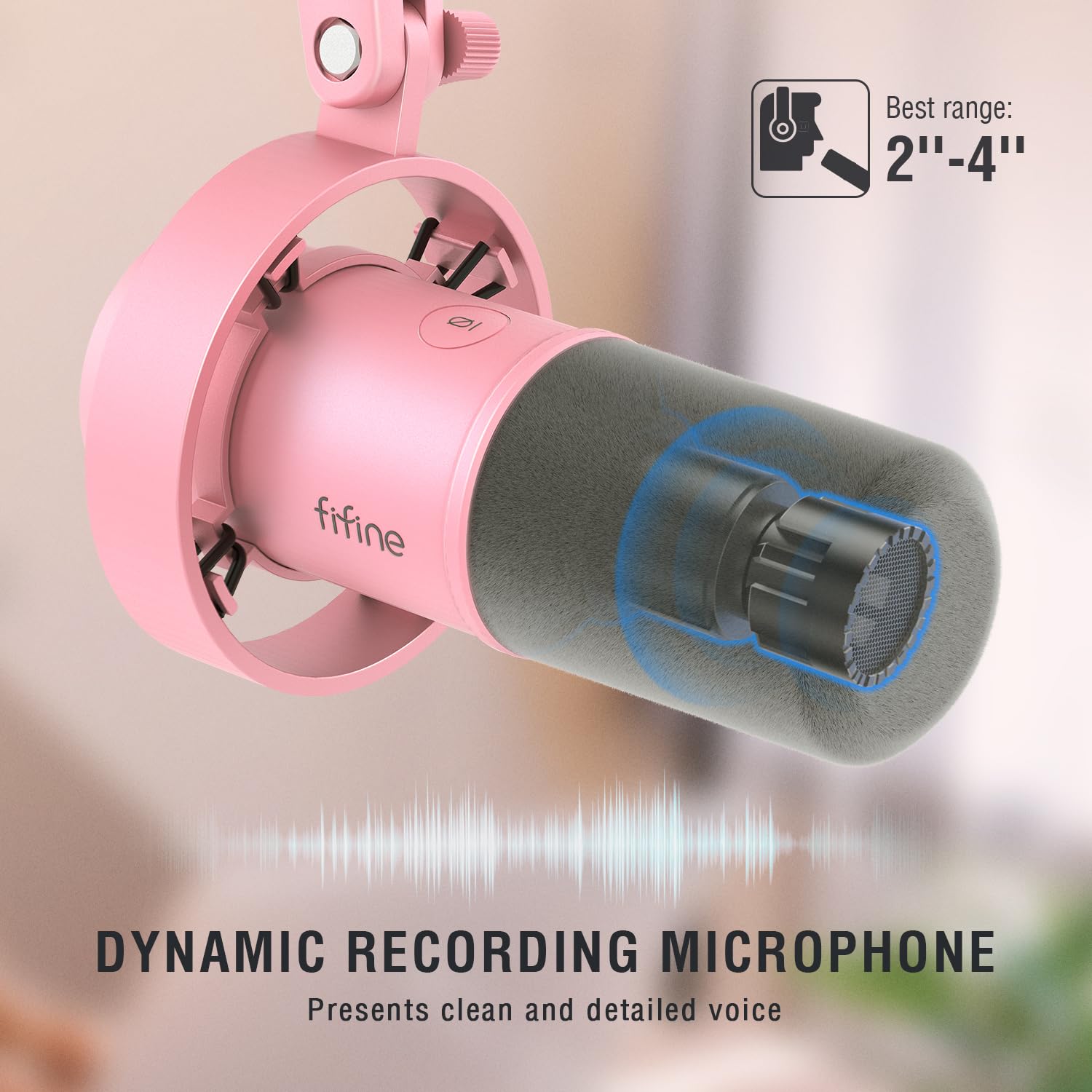Foto 2 | Micrófono Fifine Xlr/usb Dynamic Studio Vocal Podcast K688 - Venta Internacional.