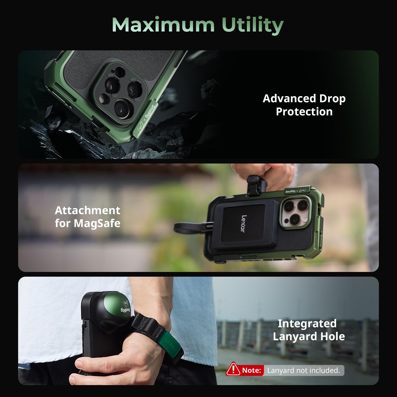 Foto 7 pulgar | Kit De Vídeo Móvil Smallrig X Brandon Li Para Iphone 16 Pro Max - Venta Internacional.