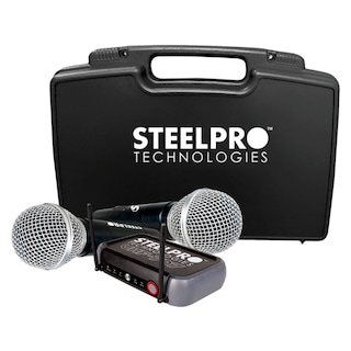 Foto 1 | Microfono Inalambrico Kit Steelpro Uhf-707 Profesional Color Negro