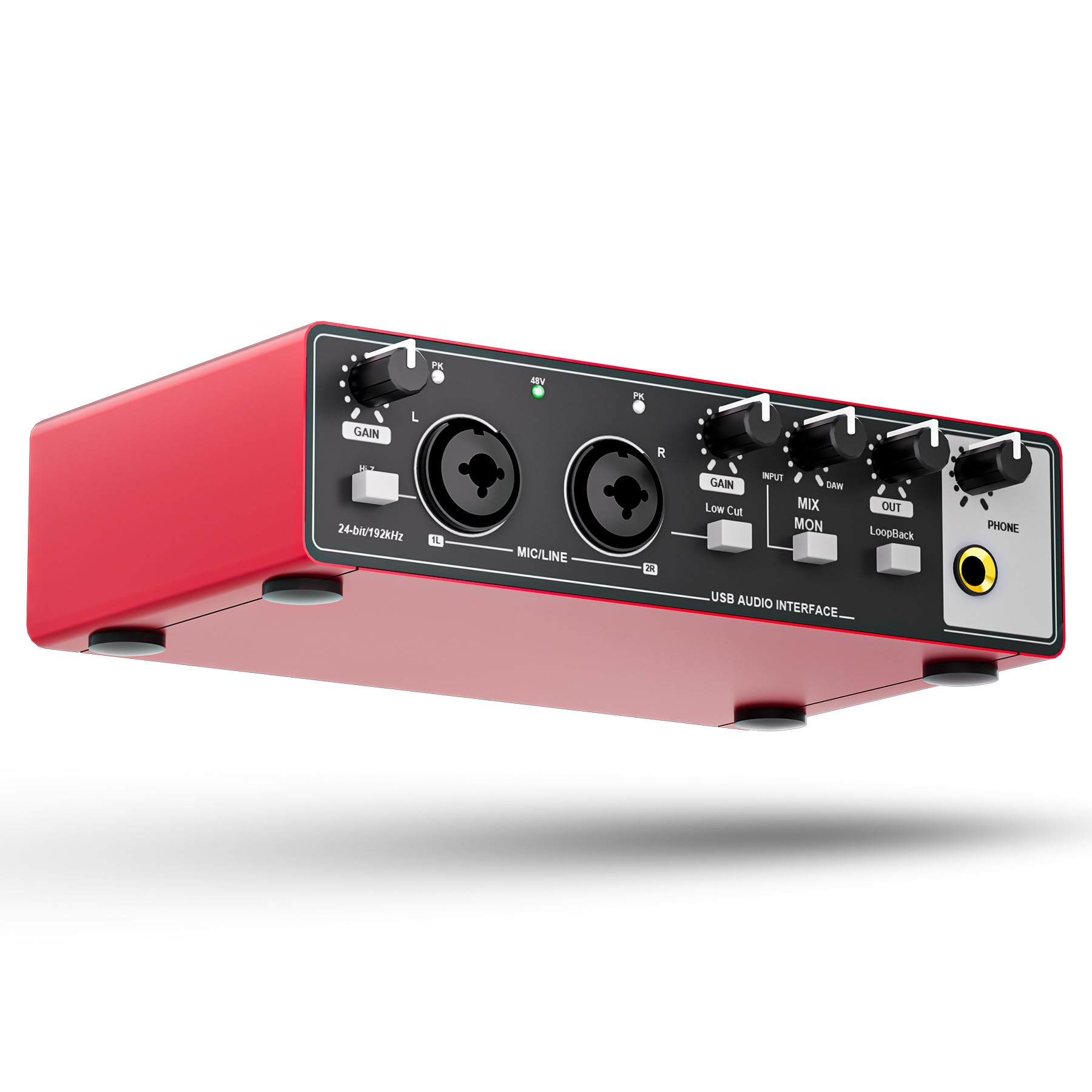 Foto 1 | Interfaz De Audio Tisino 2i2-24 Bits/192 Khz Usb Para Grabación - Venta Internacional.