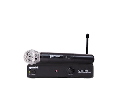 Foto 1 | Micrófono Inalámbrico Gemini Uhf-01m-f2 de Mano/Cardioide/Dinámico/UHF