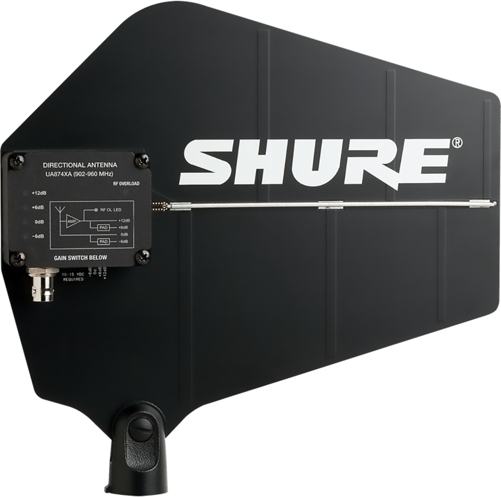 Antena Direccional Shure Ua874wb Color Negro