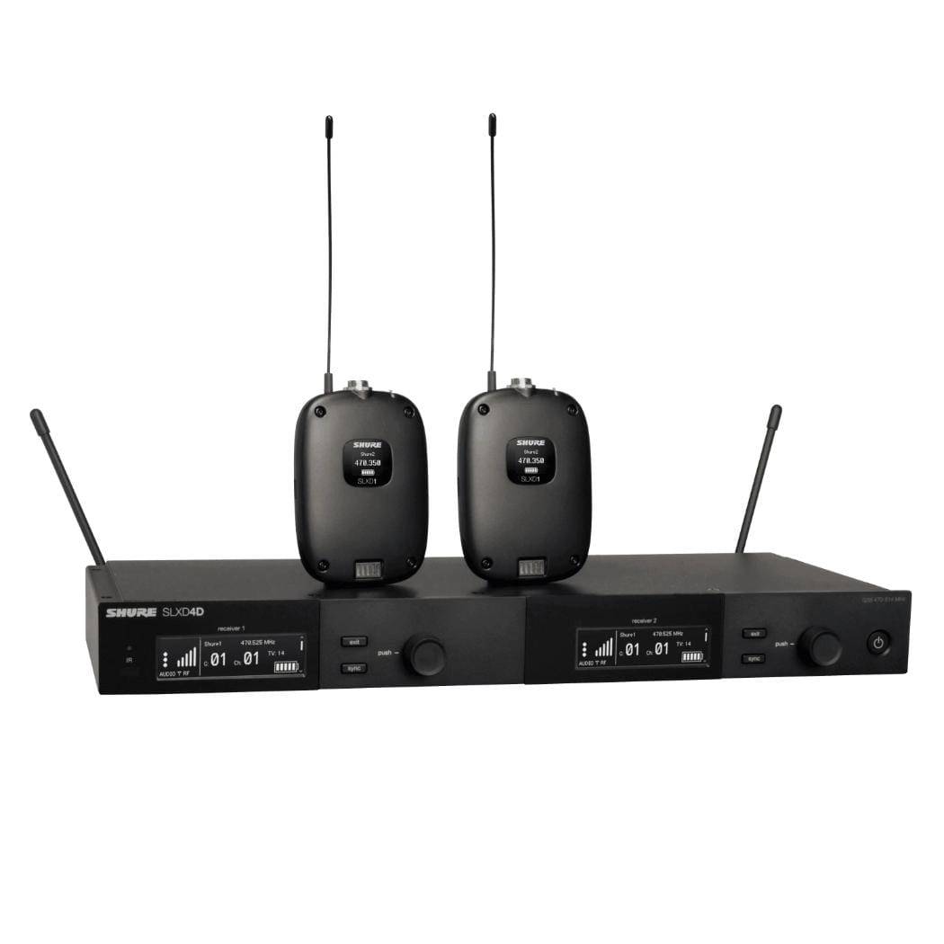 Sistema Dual Shure Sldx14d-g58 Transmisores Slxd1 $30,416