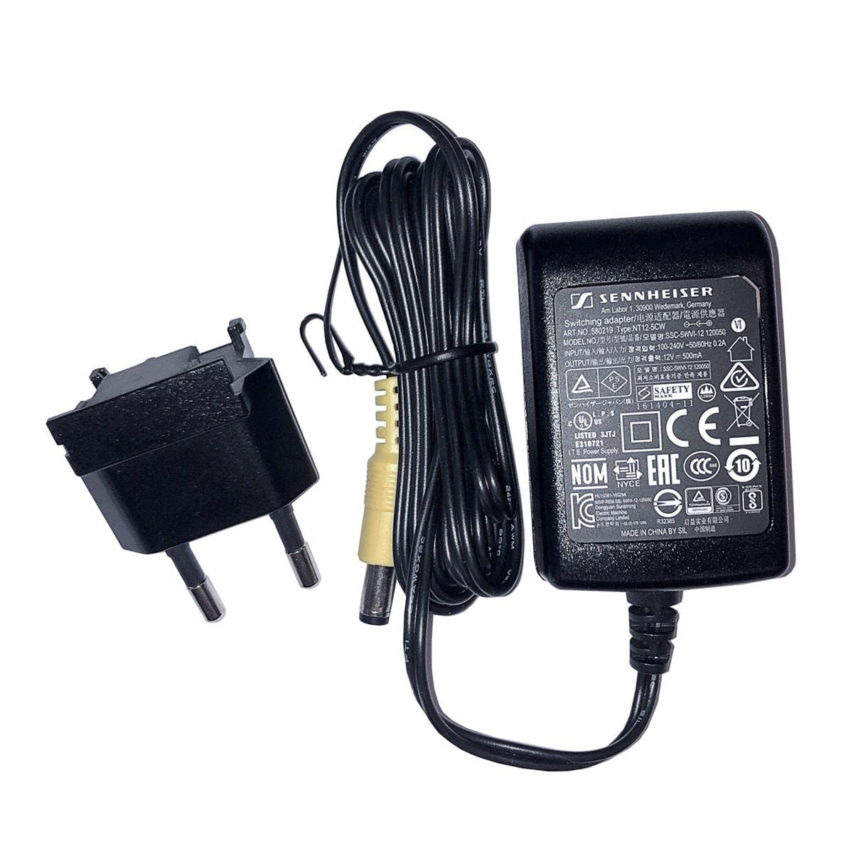 Fuente De Alimentación Sennheiser Nt 12-5cw+ Con Adaptador De País - Venta Internacional.