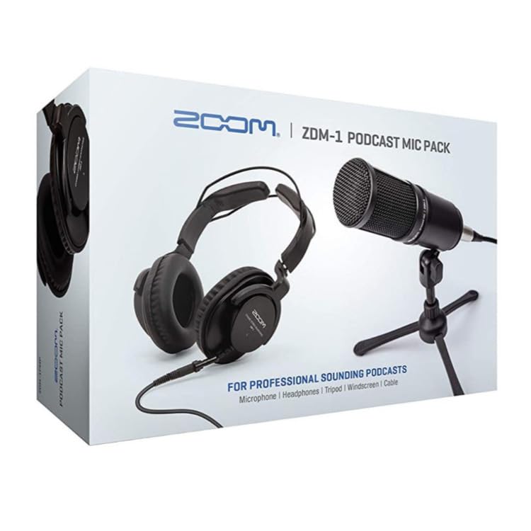 Foto 3 pulgar | Paquete De Micrófonos Para Podcasts Zoom Zdm-1 Para 2 Personas Con Auriculares Y Brazos - Venta Internacional.