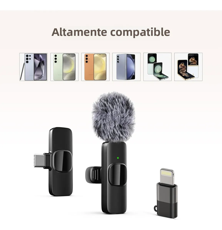 Foto 3 pulgar | Micrófono Xtellar Inalámbrico Lavalier Profesional, Condensado Para Iphone, Android, Ipad-optimizado Para Gr