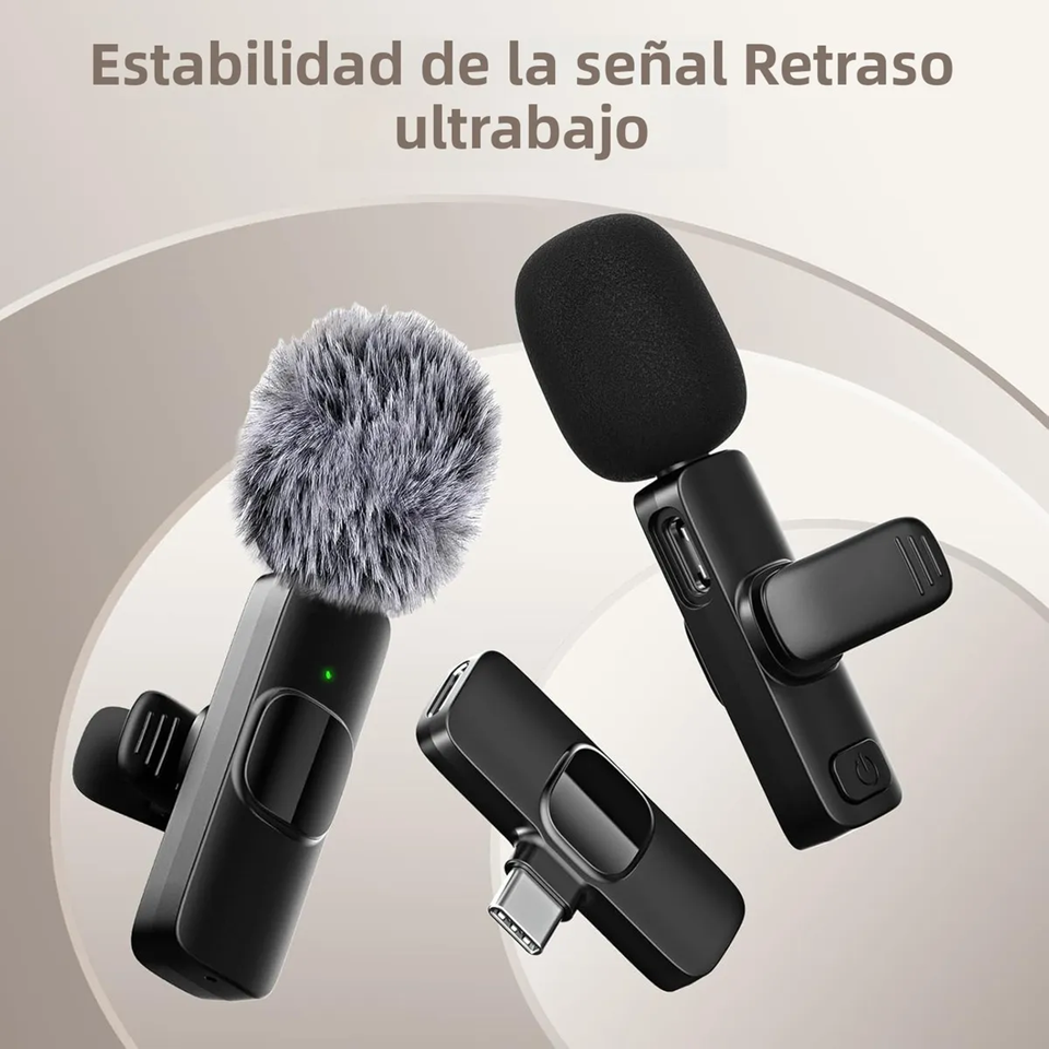 Foto 5 pulgar | Micrófono Xtellar Inalámbrico Lavalier Profesional, Condensado Para Iphone, Android, Ipad-optimizado Para Gr