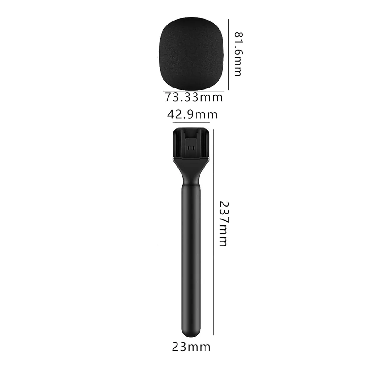 Foto 4 pulgar | Adaptador De Micrófono Inalámbrico Para Entrevistas Eo Safe Imports Esi-20557 Negro
