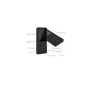 Foto 3 | Reproductor MP3 Eo Safe Imports ESI-5098 32GB color Negro