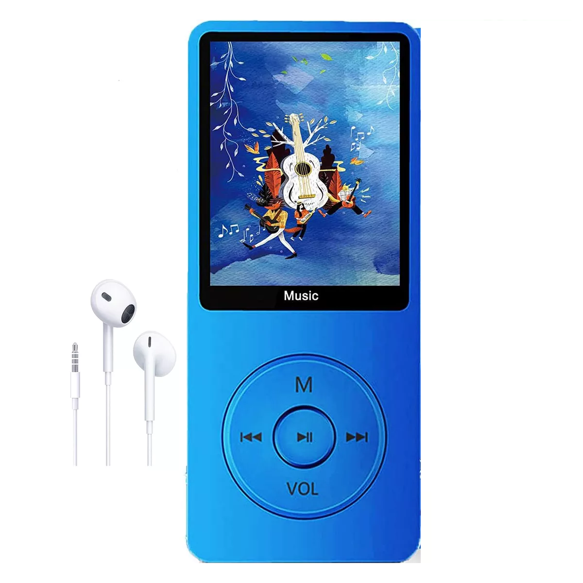 Foto 2 pulgar | Reproductor De Música Mp3 Mp4 Bluetooth Soporta Hasta 128 Gb Eo Safe Imports Esi-15974  Azul