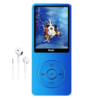 Foto 1 | Reproductor De Música Mp3 Mp4 Bluetooth Soporta Hasta 128 Gb Eo Safe Imports Esi-15974 Azul