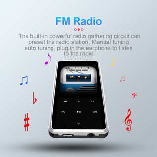 Foto 4 | Reproductor Bluetooth Portátil M12 De 8 Gb Con Pantalla Tft De 1,5 Pulgadas - Venta Internacional.