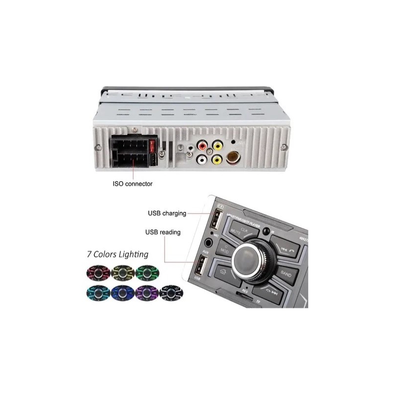Foto 4 pulgar | Radio De Coche, Reproductor Mp5 Bluetooth De 4,1 Pulgadas Con Pantalla Táctil Din - Venta Internacional.