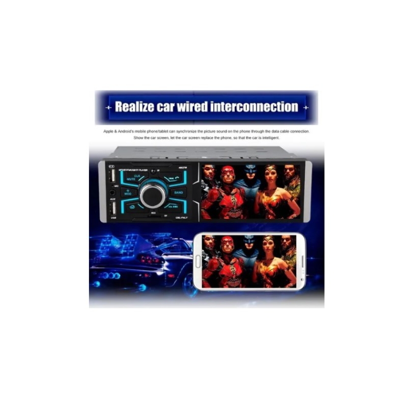 Foto 6 pulgar | Radio De Coche, Reproductor Mp5 Bluetooth De 4,1 Pulgadas Con Pantalla Táctil Din - Venta Internacional.
