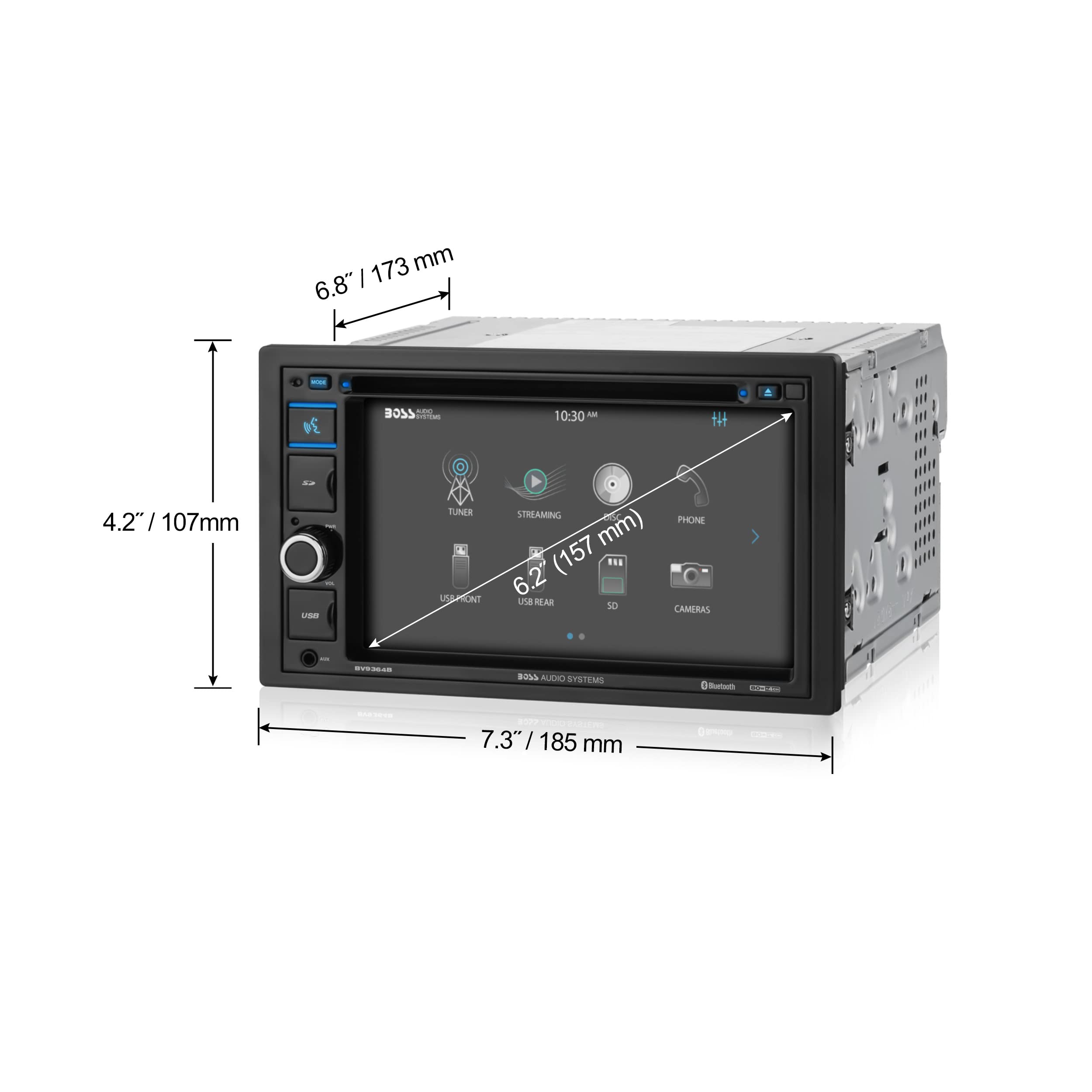 Foto 7 pulgar | Reproductor De Dvd Estéreo Para Coche Boss Audio Systems Bv9364b Bluetooth - Venta Internacional.