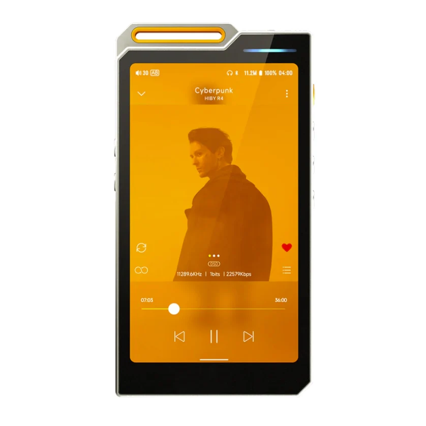 Foto 2 pulgar | Reproductor De Audio Digital Hi-res Basado En Android Hiby R4 Orange