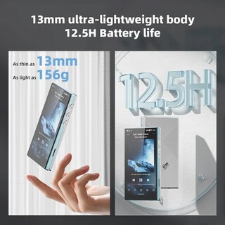 Foto 4 | Reproductor Digital De Audio Hi-res Basado En Android Fiio Jm21 Silver Blue
