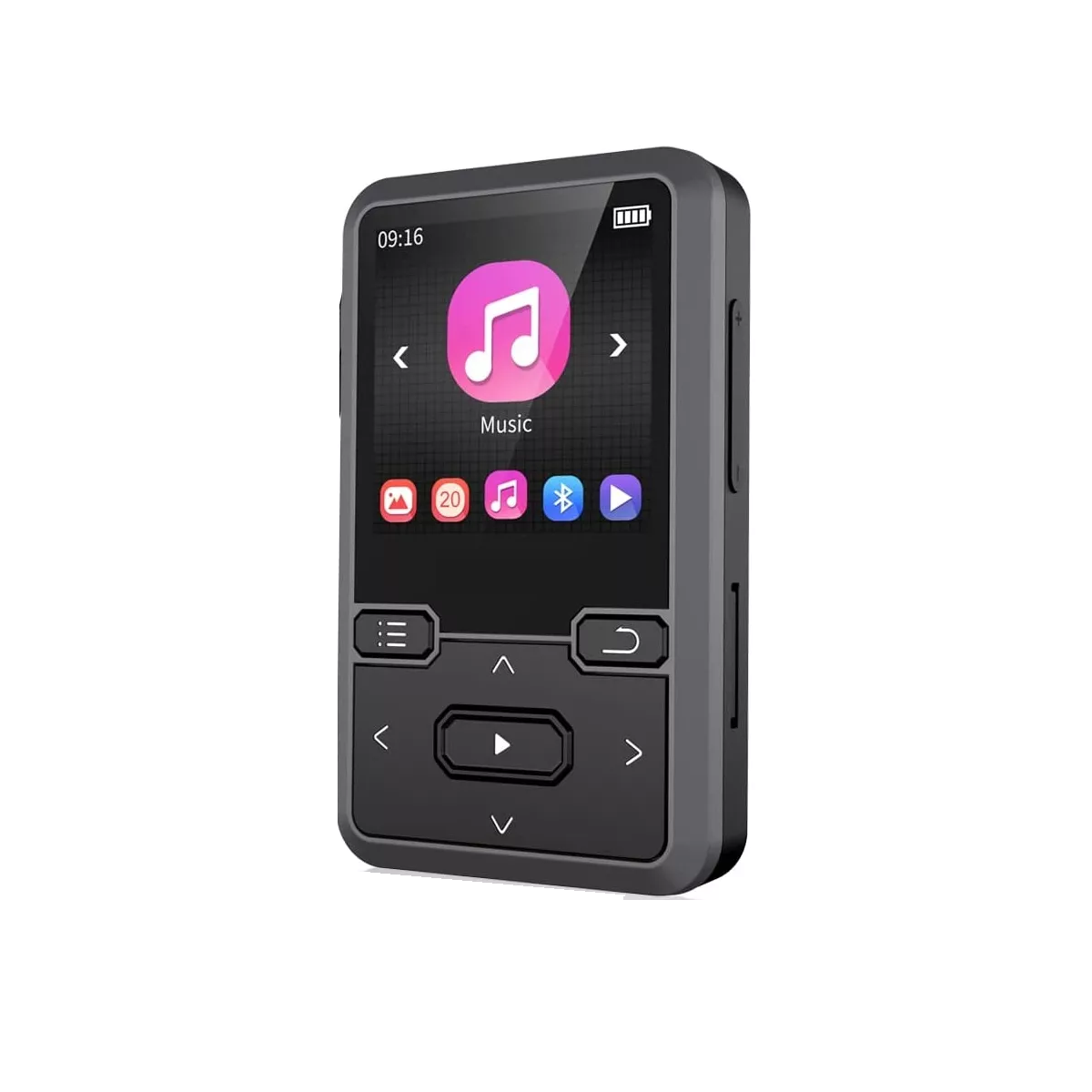 Reproductor de Música Portátil Mp3 Mp4 Bluetooth con Audífonos Eo Safe Imports  Esi-10891 Negro