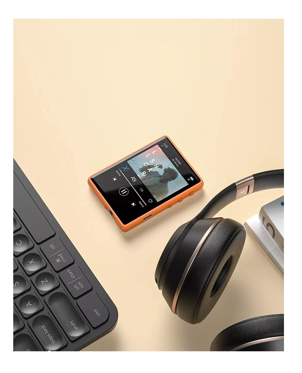 Foto 4 pulgar | Reproductor De Música Digital Mp3 Mp4 32g Con Pantalla Tácti Naranja