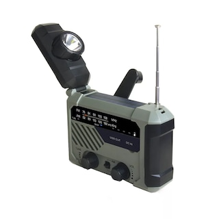 Foto 1 | Radio Solar Emergencia Portatil Recargable Powerbank Luz Led Eo Safe Imports Esi-16474 Multicolor