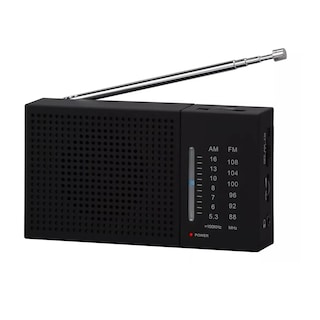 Foto 1 | Radio Análogo Portátil Conector 3.5 Mm Radio Fm Eo Safe Imports Esi-16467 Negro