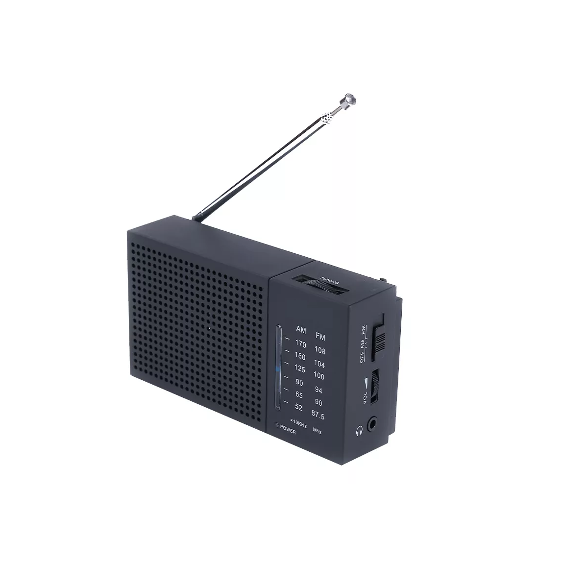 Foto 3 | Radio  Análogo Portátil Conector 3.5 Mm Radio Fm  Eo Safe Imports Esi-16467  Negro