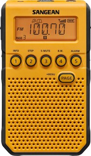 Foto 1 | Pocket Radio Sangean Dt-800yl Noaa - Alerta Meteorológica Am/fm, Color Amarillo - Venta Internacional.