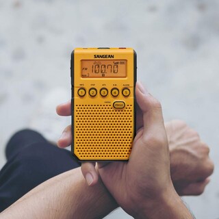 Foto 7 | Pocket Radio Sangean Dt-800yl Noaa - Alerta Meteorológica Am/fm, Color Amarillo - Venta Internacional.