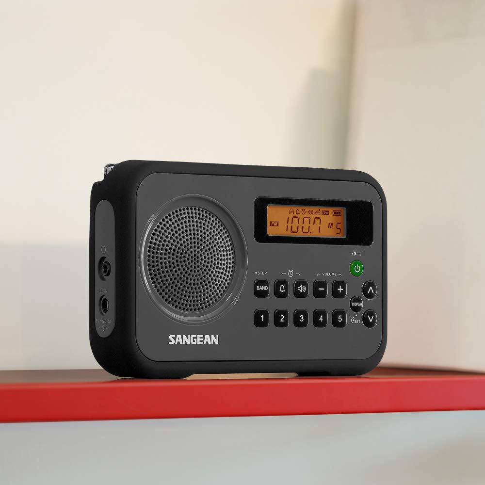 Foto 5 pulgar | Radio Portátil Sangean Pr-d18bk Am/fm 1.0w Con Protector - Venta Internacional.