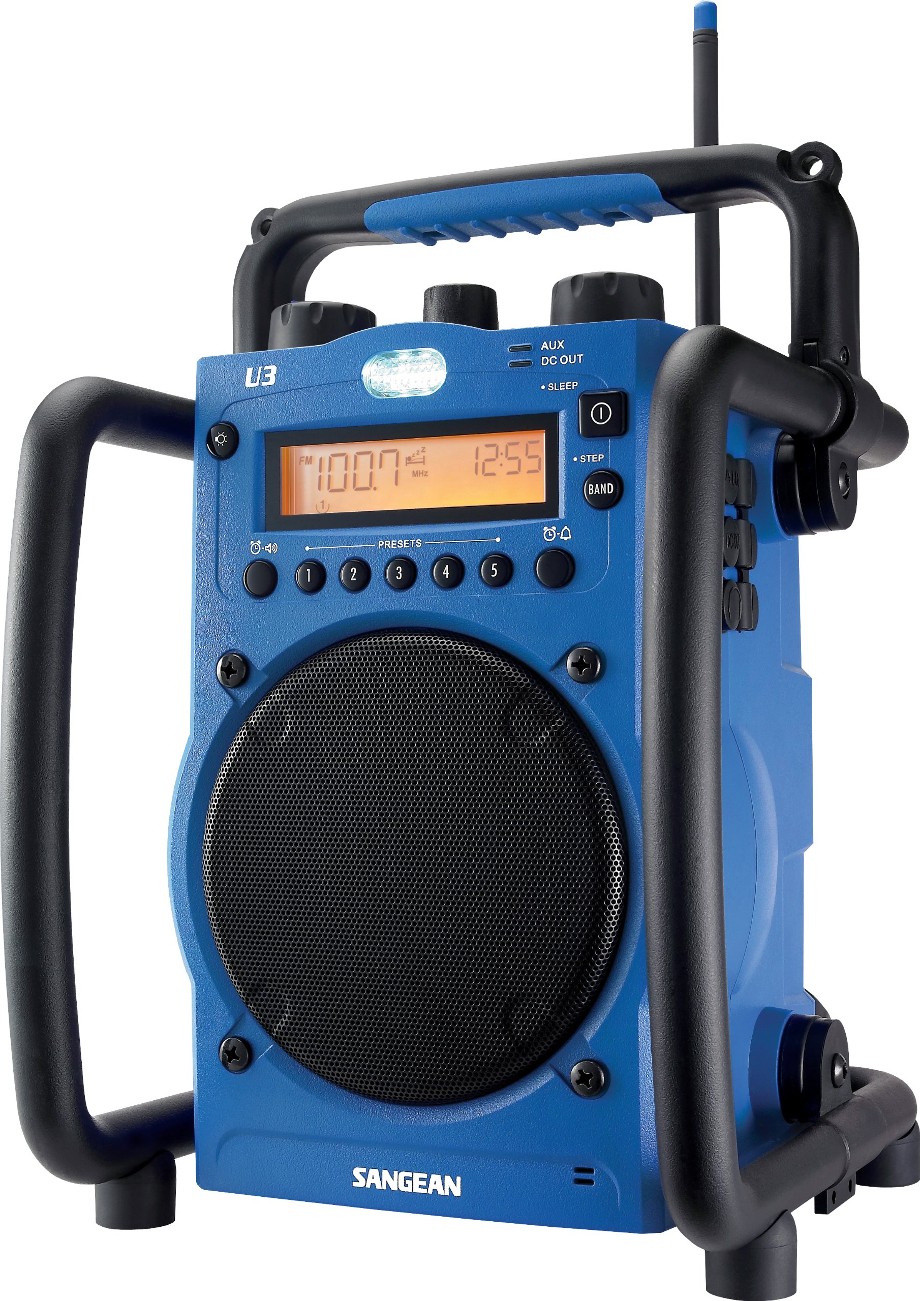 Radio Jobsite Sangean U3 Am/fm, Ultra Robusta, Resistente Al Agua - Venta Internacional.
