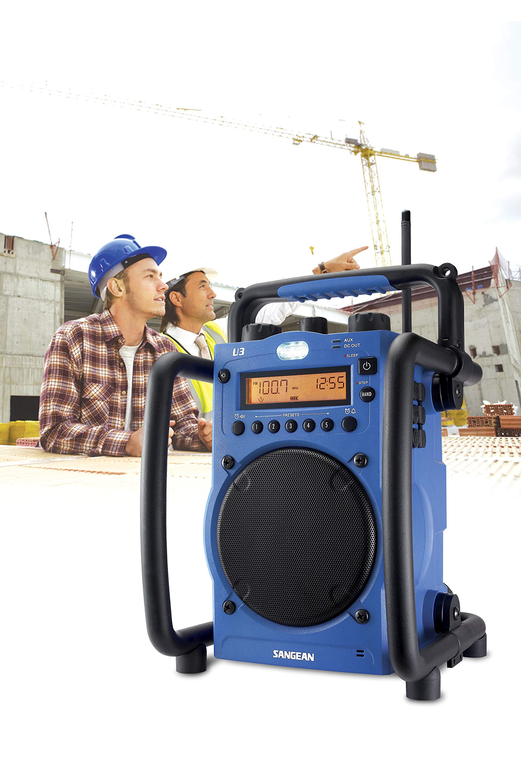 Foto 3 pulgar | Radio Jobsite Sangean U3 Am/fm, Ultra Robusta, Resistente Al Agua - Venta Internacional.