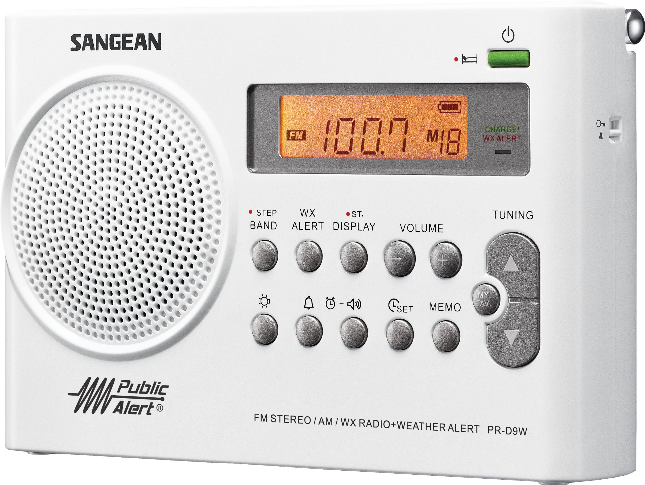 Foto 2 pulgar | Radio Portátil Sangean Pr-d9w Am/fm/noaa Alert Con Cargador - Venta Internacional.