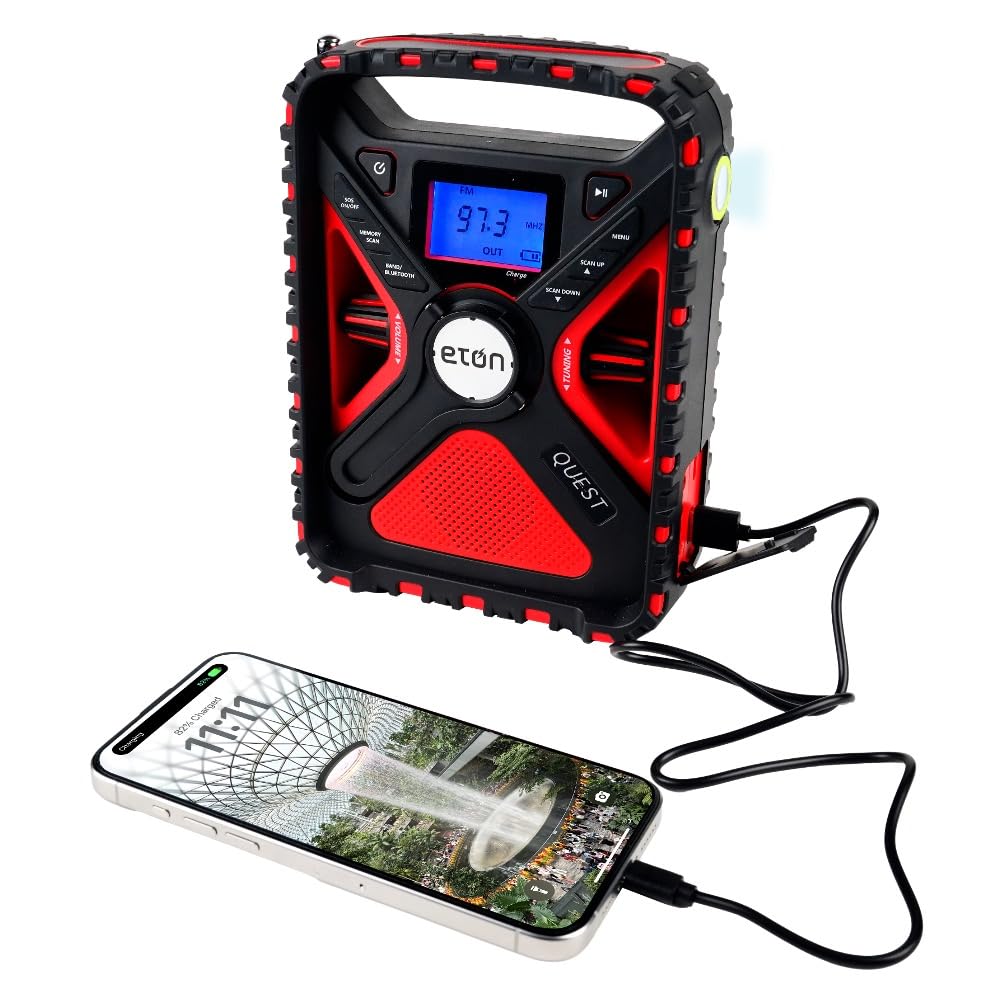 Foto 1 | Radio Meteorológica Eton Quest Hand Crank Noaa Am/fm Shortwave - Venta Internacional.