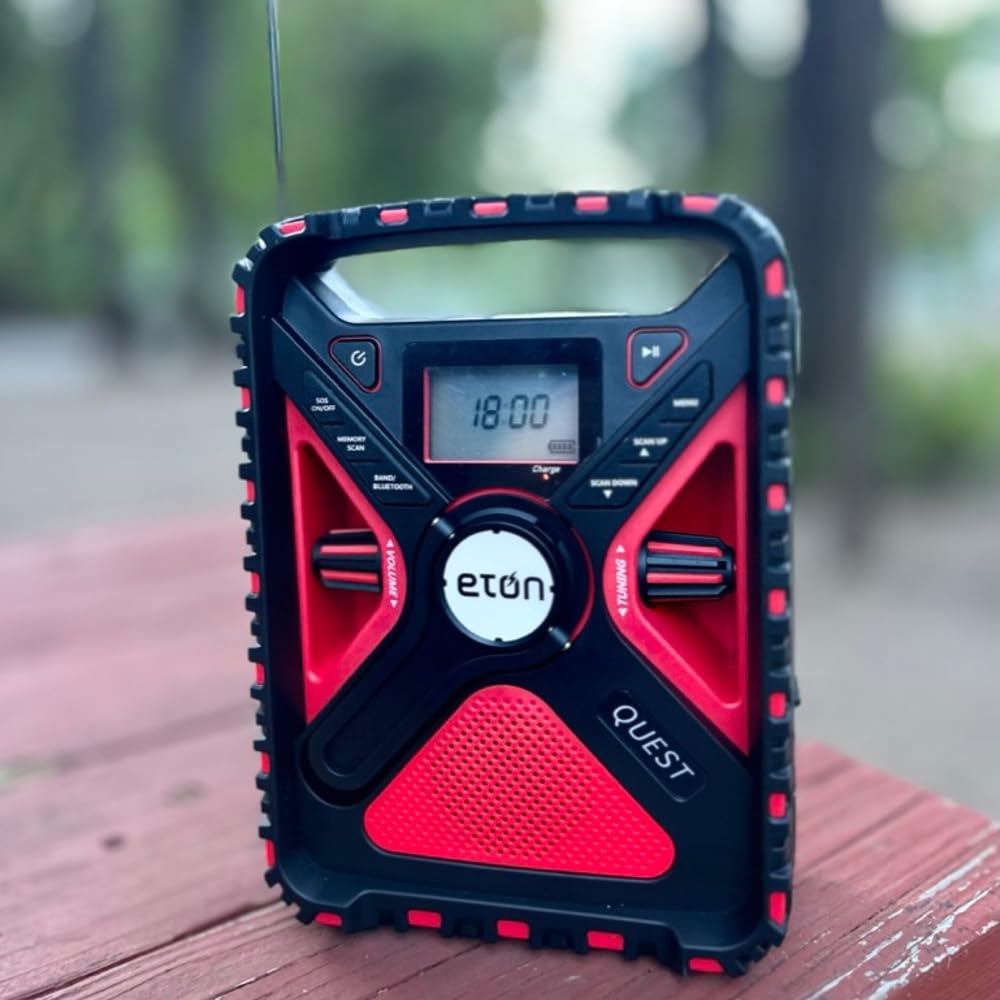 Foto 6 | Radio Meteorológica Eton Quest Hand Crank Noaa Am/fm Shortwave - Venta Internacional.