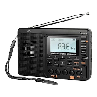Foto 1 | Radio Am Fm Portátil Sw Reproductor De Mp3 Eo Safe Imports Esi-20210 Negro