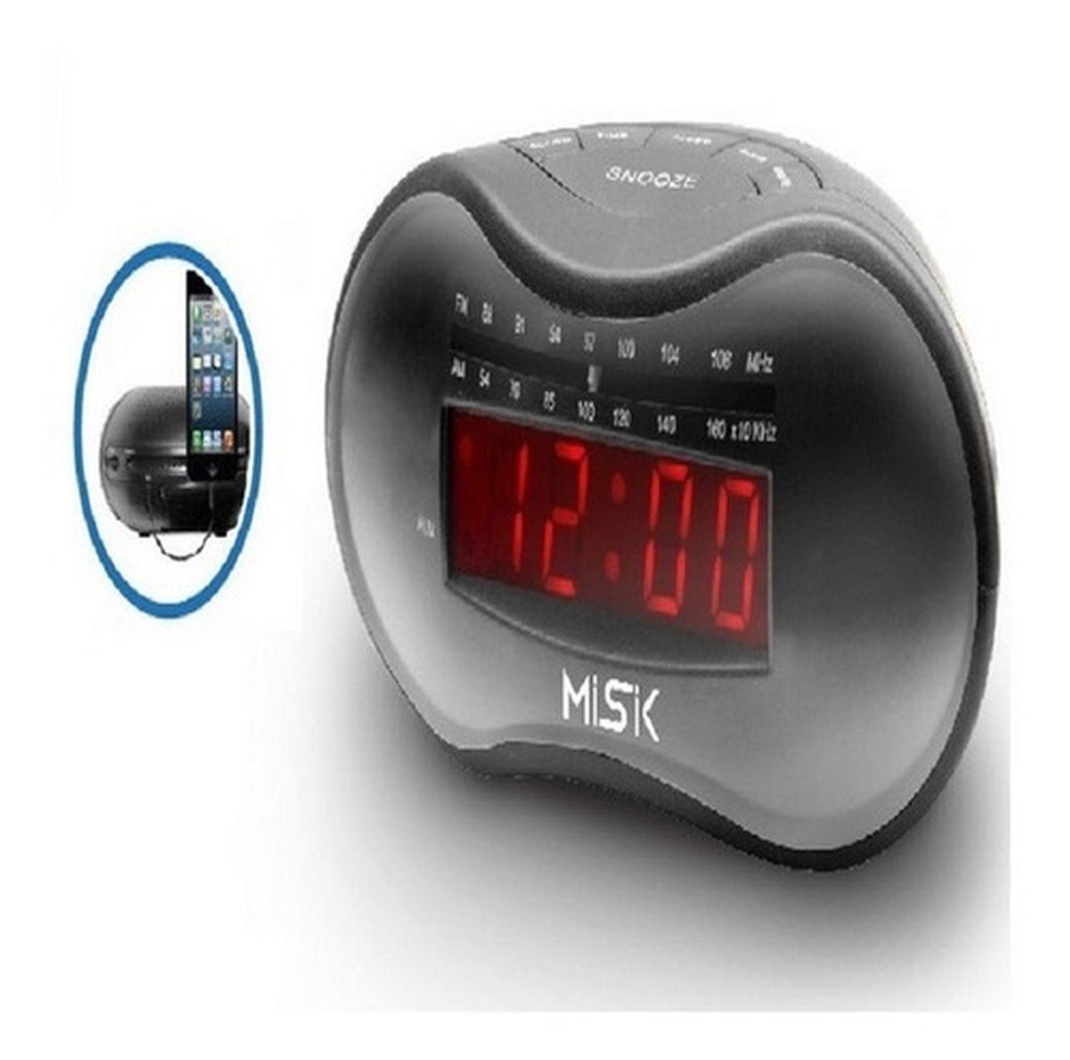 Foto 3 pulgar | Radio Reloj Despertador Misik Mr411 Negro