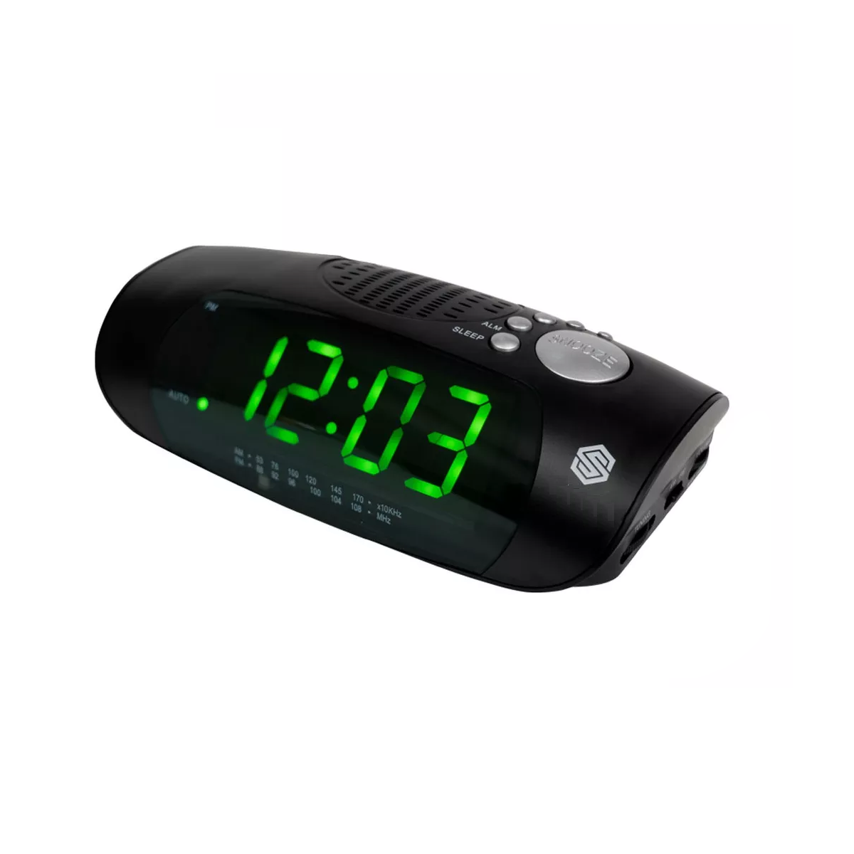 Foto 1 | Radio Reloj Despertador Am/fm Entrada Auxiliar Eo Safe Imports Esi-14329 Negro