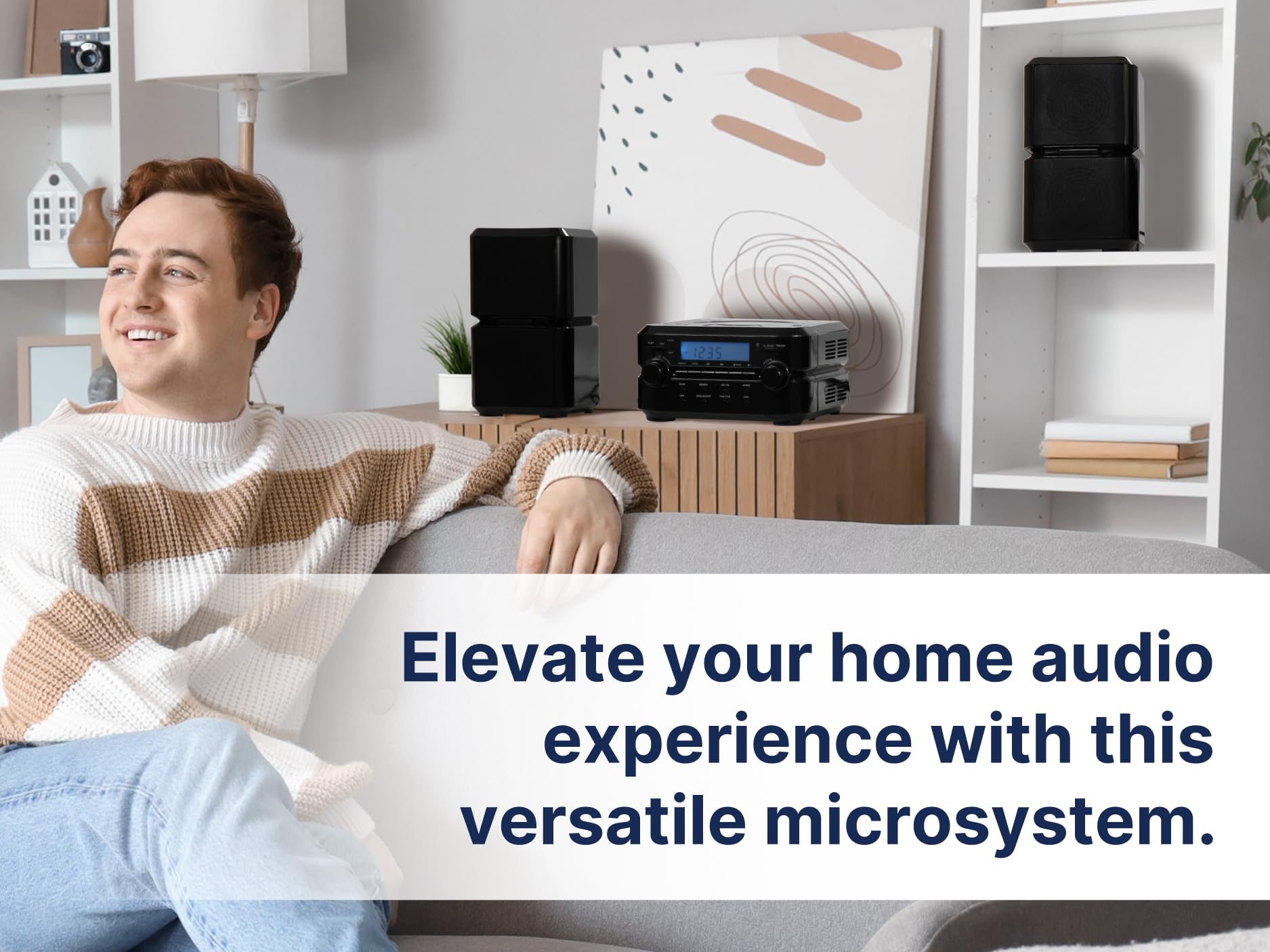 Foto 4 | Microsistema De Música Bluetooth Emerson Es-4001 Con Reproductor De Cd - Venta Internacional.