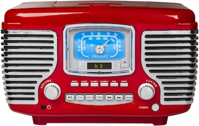 Foto 1 | Radio Despertador Con Reproductor De Cd Crosley Cr612b-re Corsair Red - Venta Internacional.