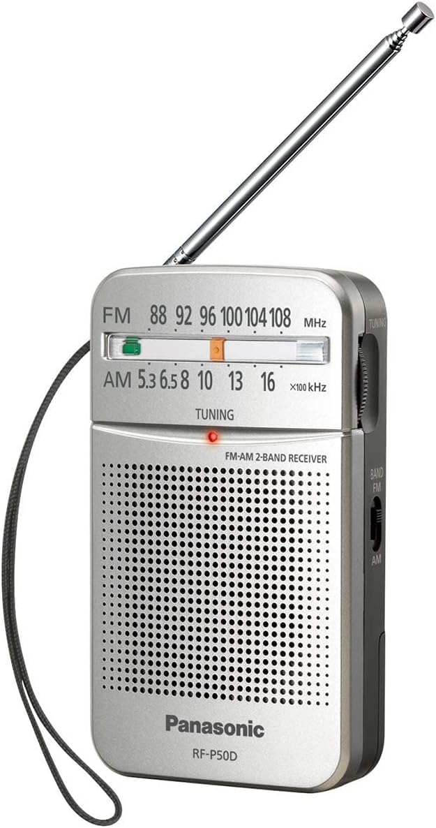 Foto 2 pulgar | Radio Portátil FM/AM Panasonic RF-P50D Negra -  Venta Internacional