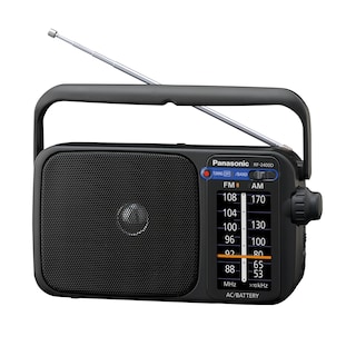 Foto 1 | Radio Am/fm Portátil Panasonic Rf-2400-k Negra - Venta Internacional.