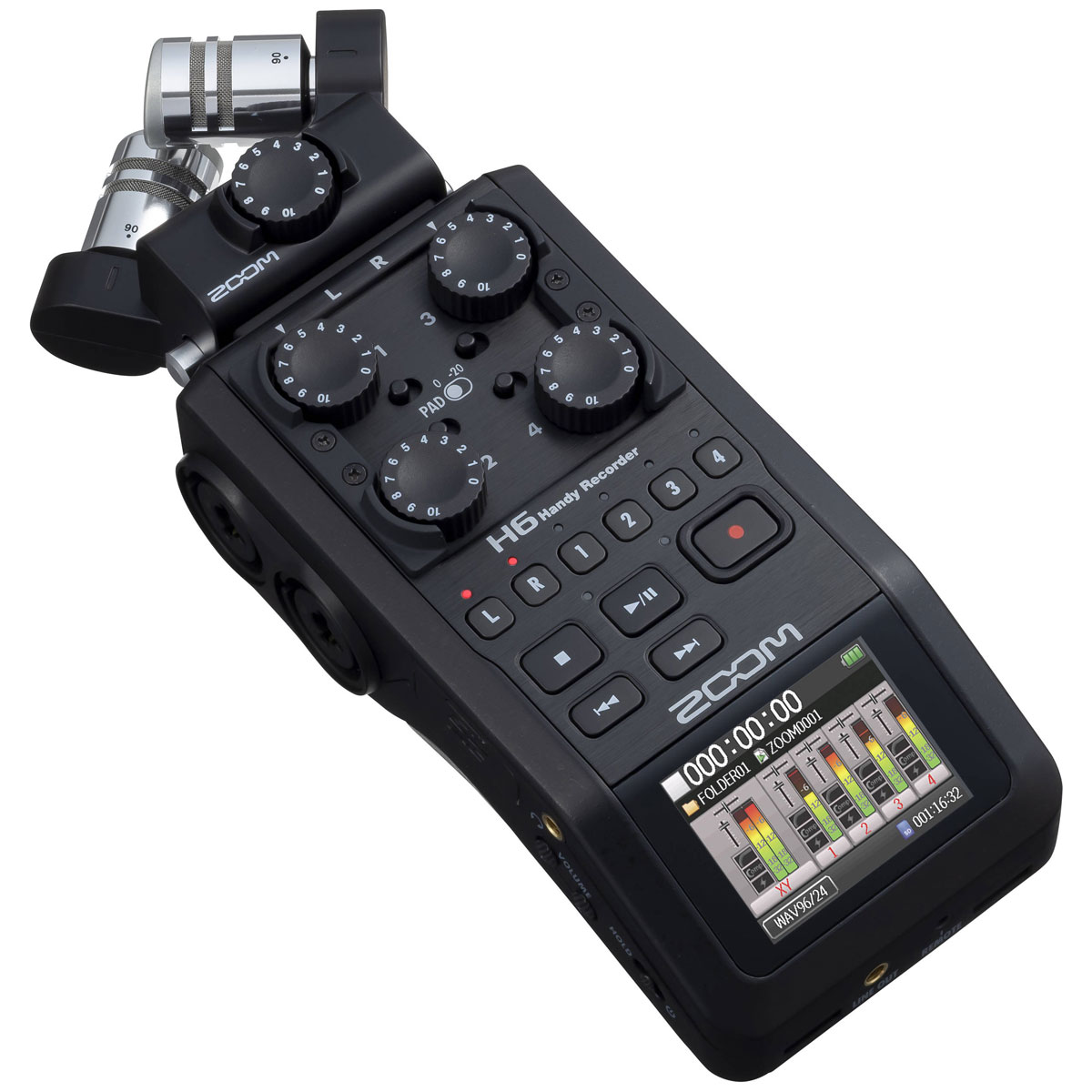 Foto 1 | Grabadora de Audio Zoom ZH6AB Negro