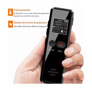 Foto 3 | Grabadora de Voz Digital con Reducción de Ruido Eo Safe Imports Esi-6450 color Negro