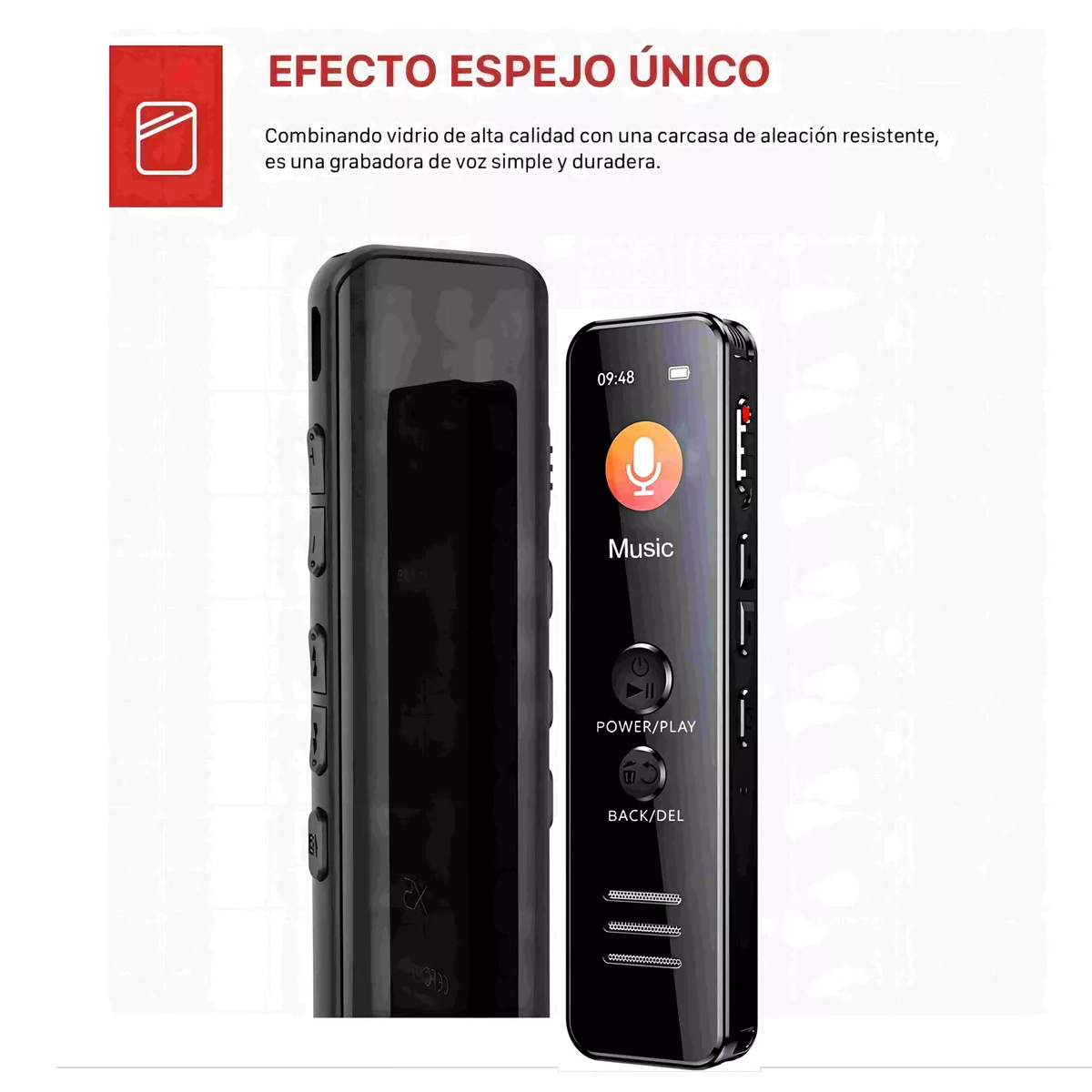 Foto 4 pulgar | Grabador Digital Portátil 64 GB Eo Safe Imports Esi-12940 Negro