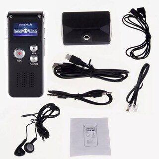 Foto 2 | Microfono Espia Usb Spy Grabadora Voz De 8gb Eo Safe Imports Esi-14199 Negro